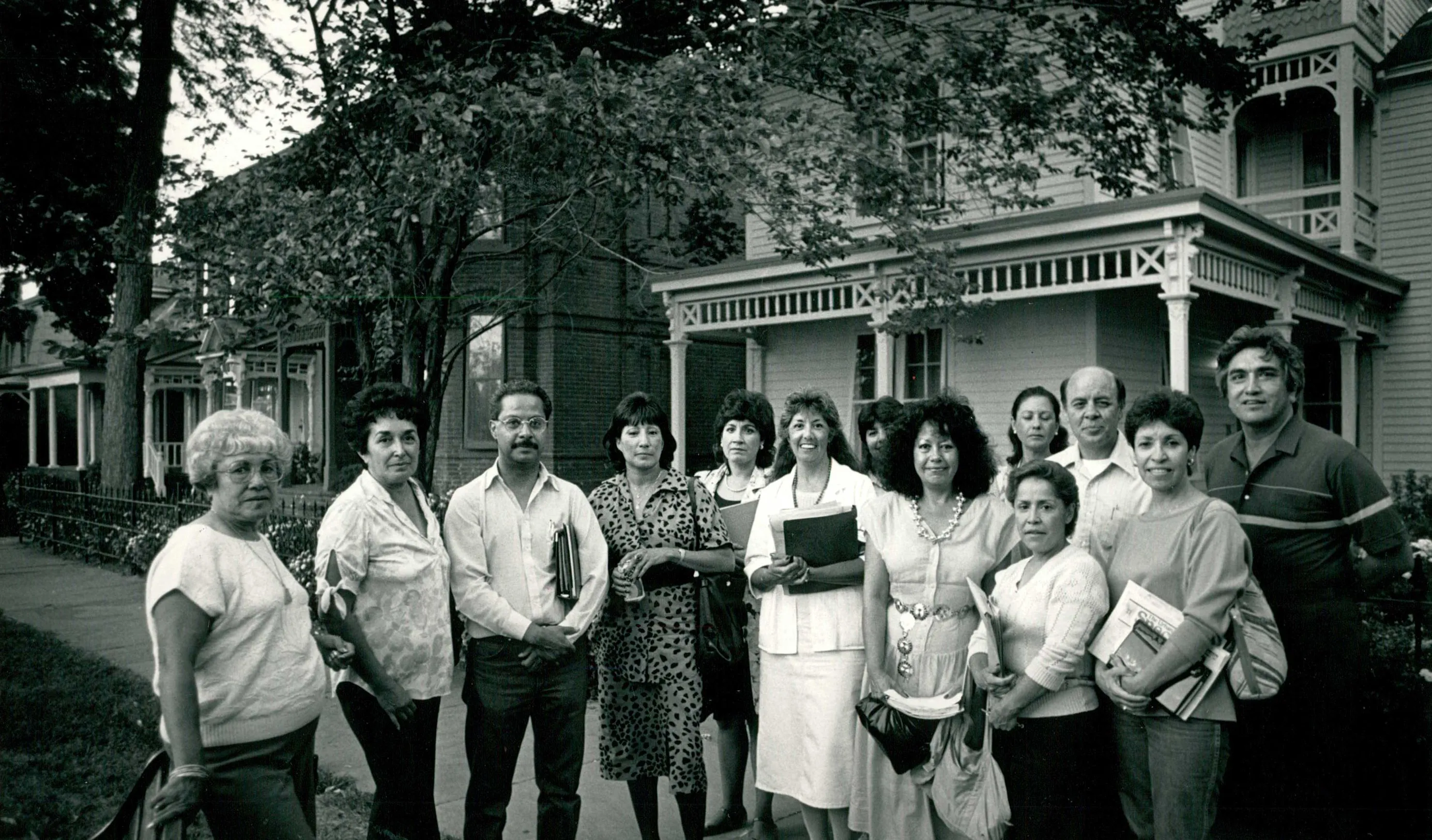 Residents of the Auraria neighborhood